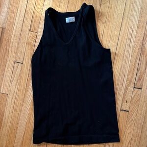 Athleta cotton Black Sleeveless Tank Top - size small